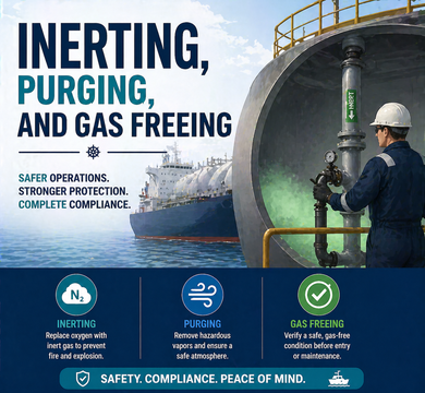 Inerting, Purging, and Gas Freeing