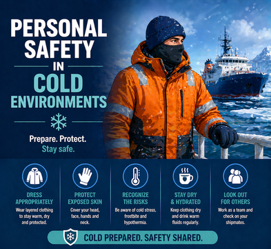 Personal safety in cold environments