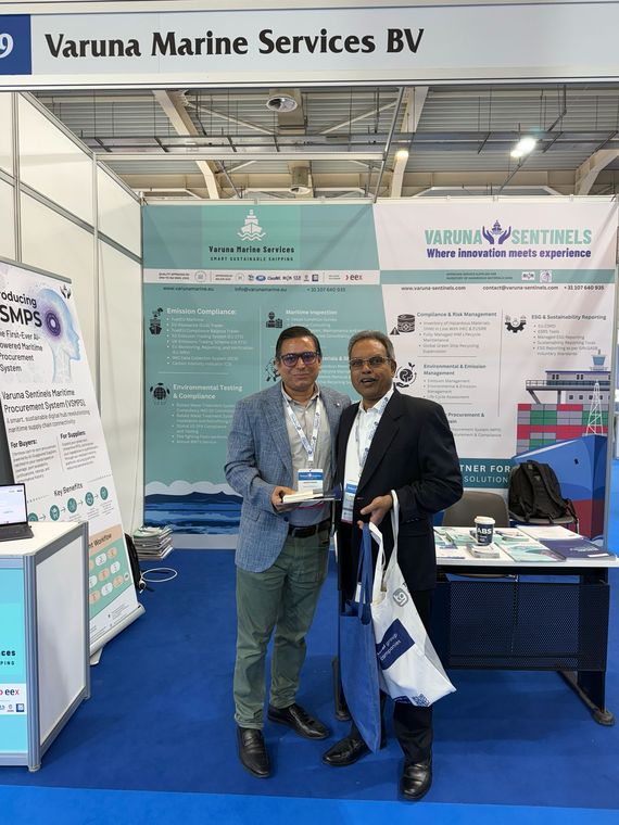 Varuna Sentinels BV at Posidonia 2026 — Stand 3.269, Athens
